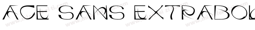 Ace Sans Extrabold字体转换